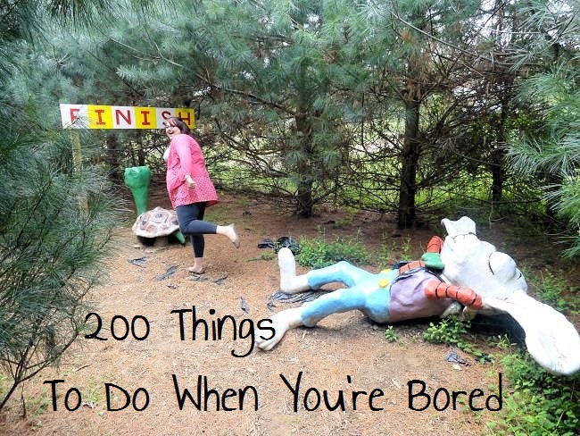 200 Things To Do When You're Bored | Uncustomary Art